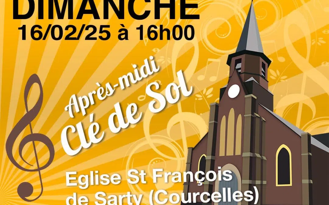 Clé de Sol pour le Temps du Carême en l’église St-François (Courcelles-Sarty)