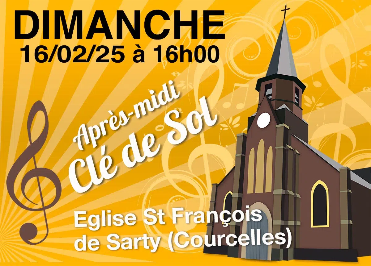 Clé de Sol pour le Temps du Carême en l’église St-François (Courcelles-Sarty)