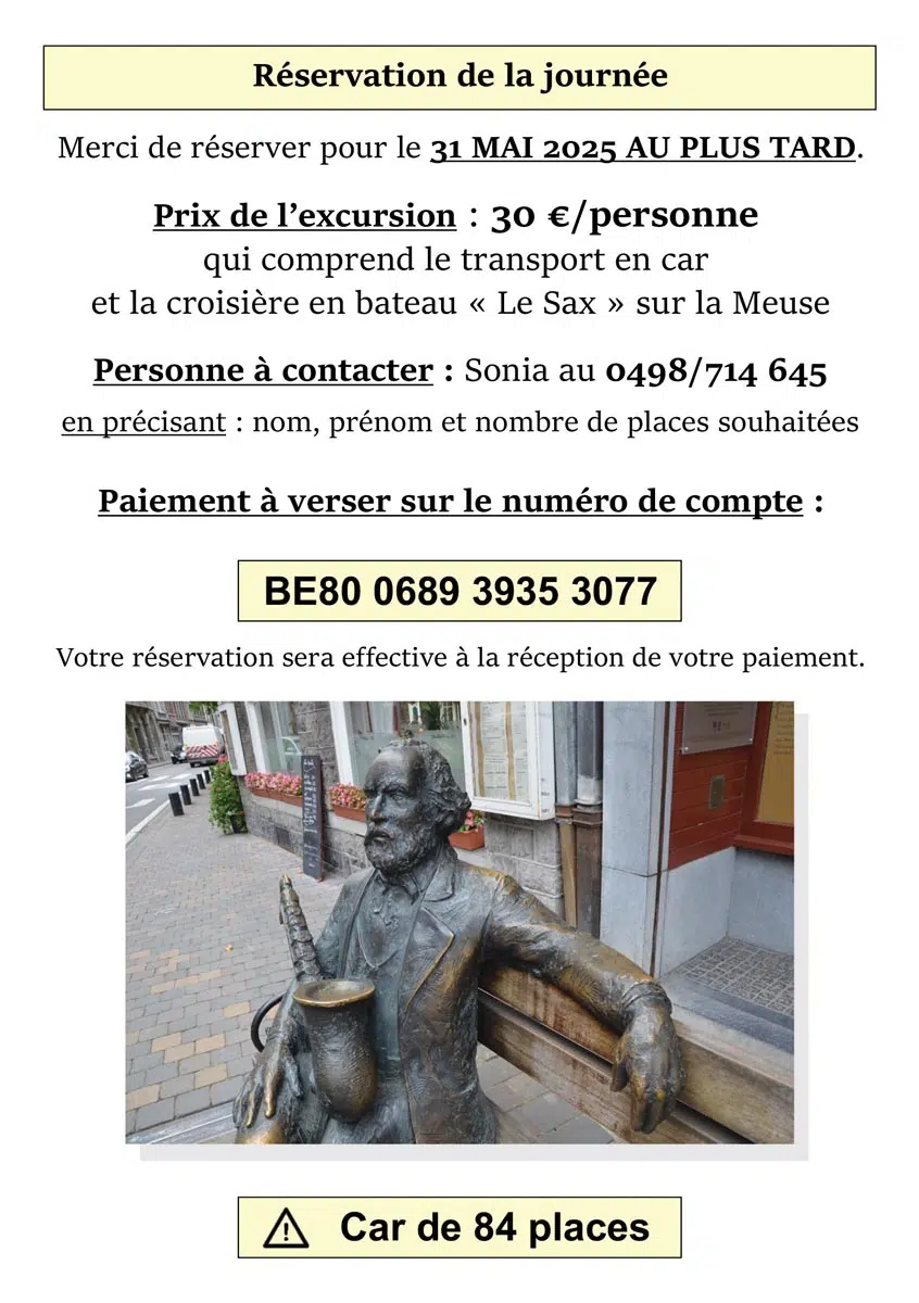 Excursion à Dinant 2025