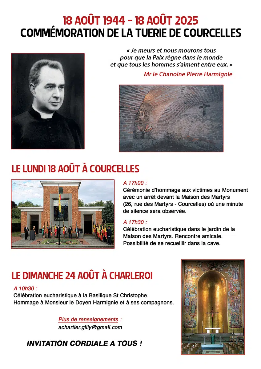 Commémoration de la tuerie de Courcelles (18/08/1944-18/08/2025)