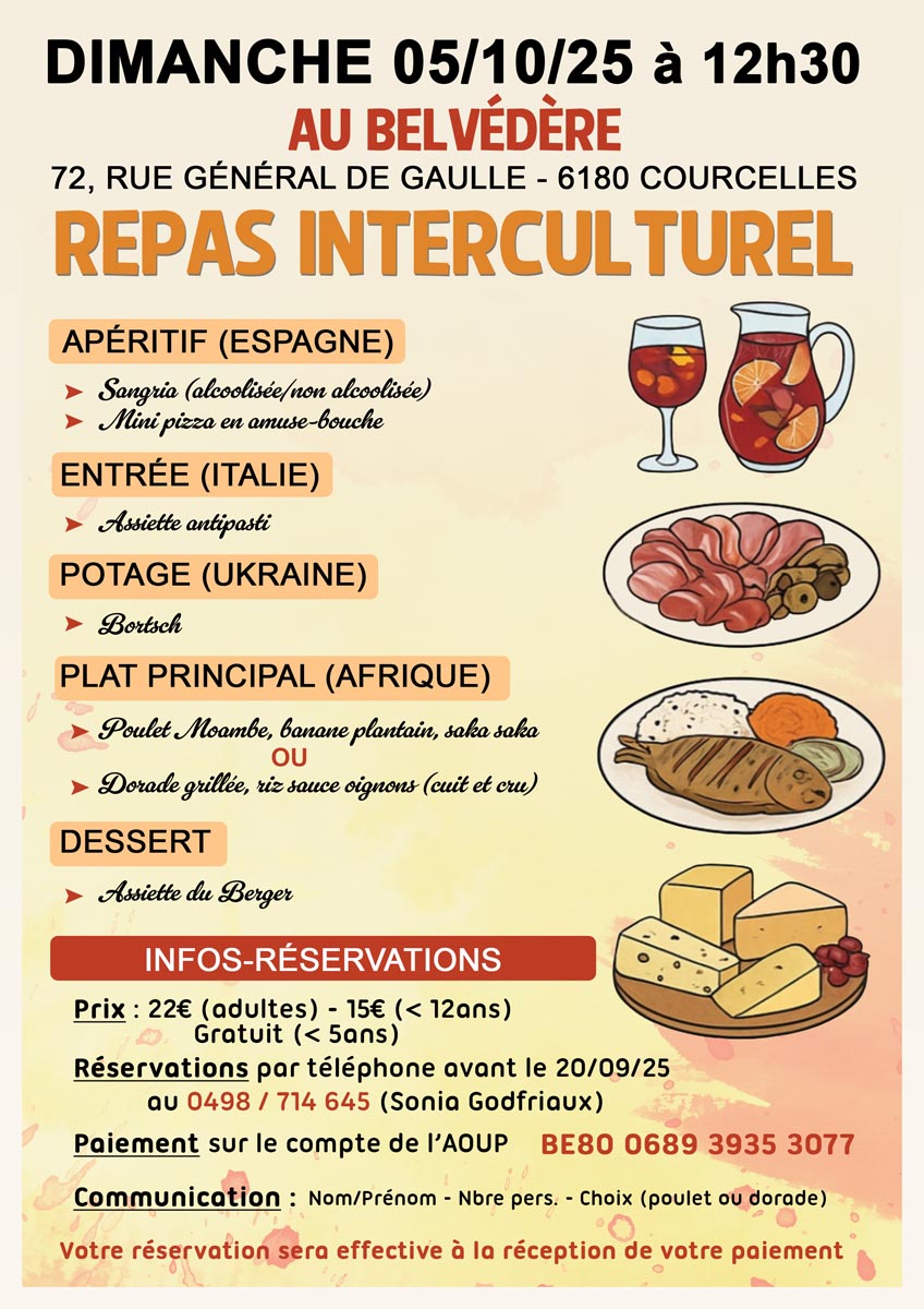 Journée Mondiale du Migrant et du Réfugié 2025 - Repas au Belvédère