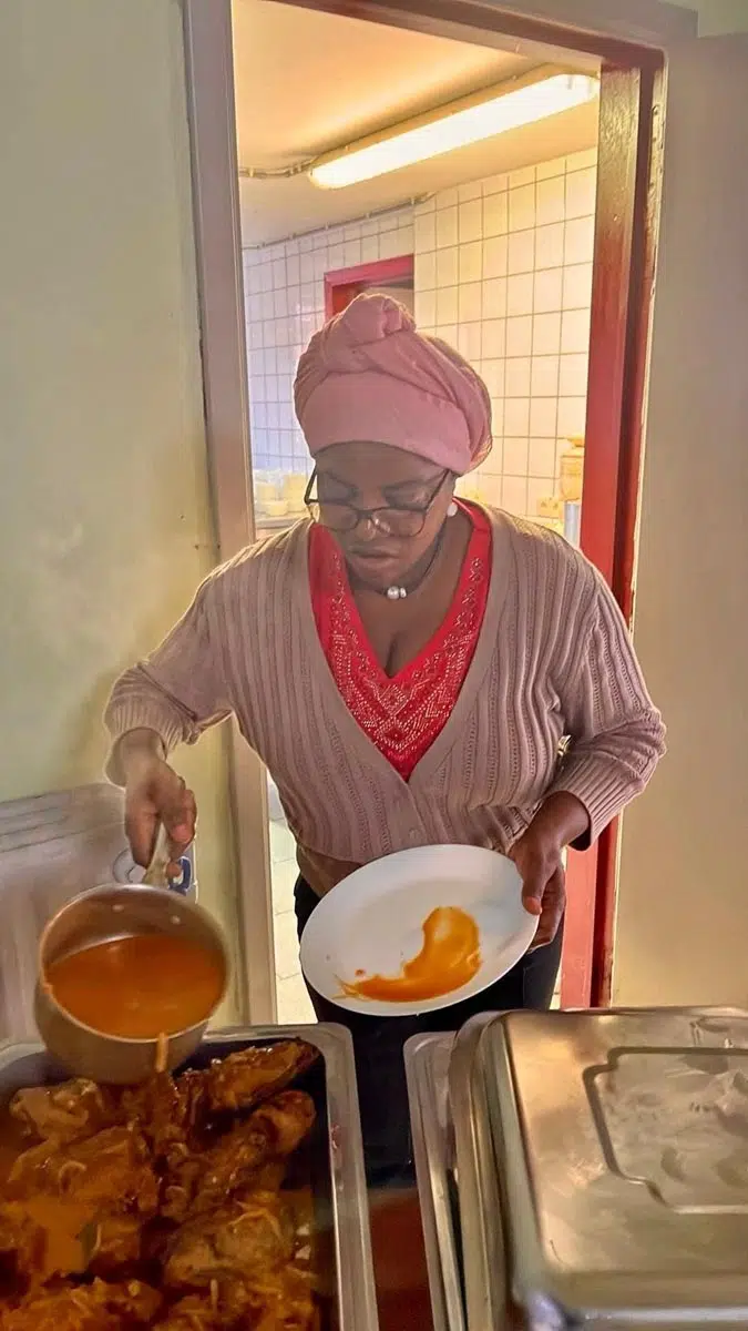 Repas interculturel lors de la JMMR 2025 au Belvédère (Courcelles-Sarty)