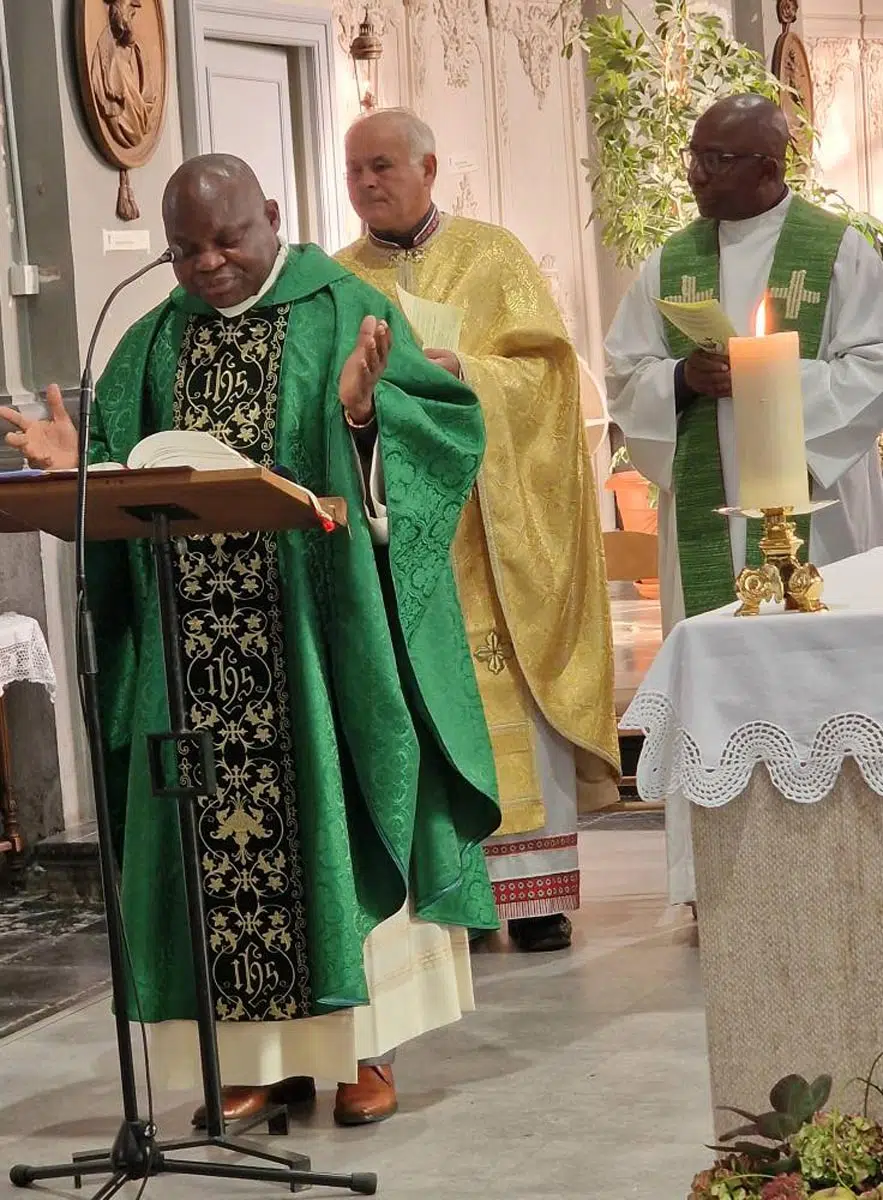 Messe interculturelle lors de la JMMR 2025 en l'église St Lambert de Courcelles-Petit