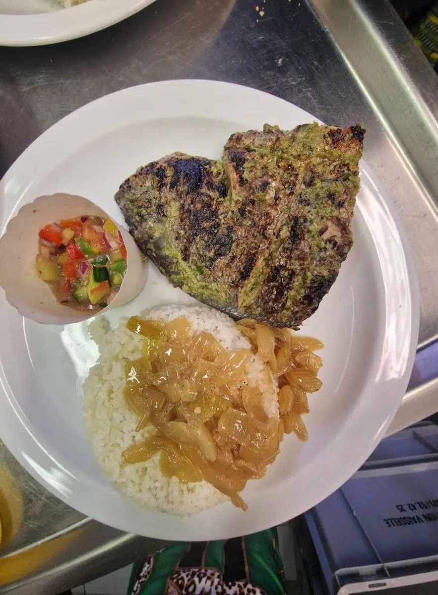 Repas interculturel lors de la JMMR 2025 au Belvédère (Courcelles-Sarty)