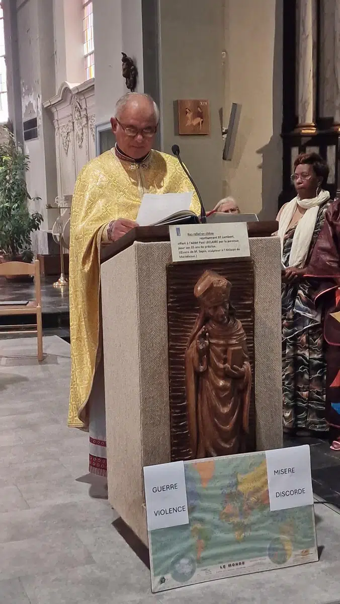 Messe interculturelle lors de la JMMR 2025 en l'église St Lambert de Courcelles-Petit