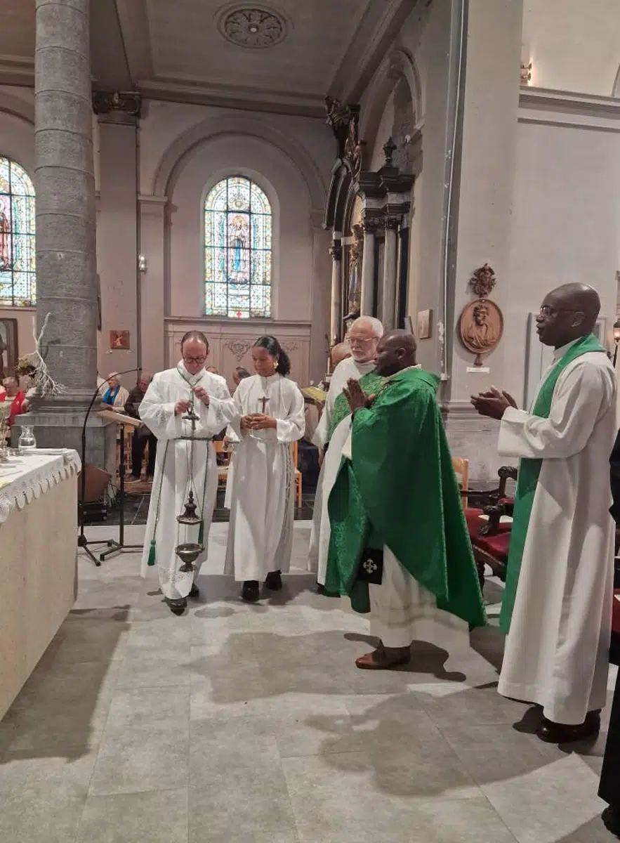 Messe interculturelle lors de la JMMR 2025 en l'église St Lambert de Courcelles-Petit