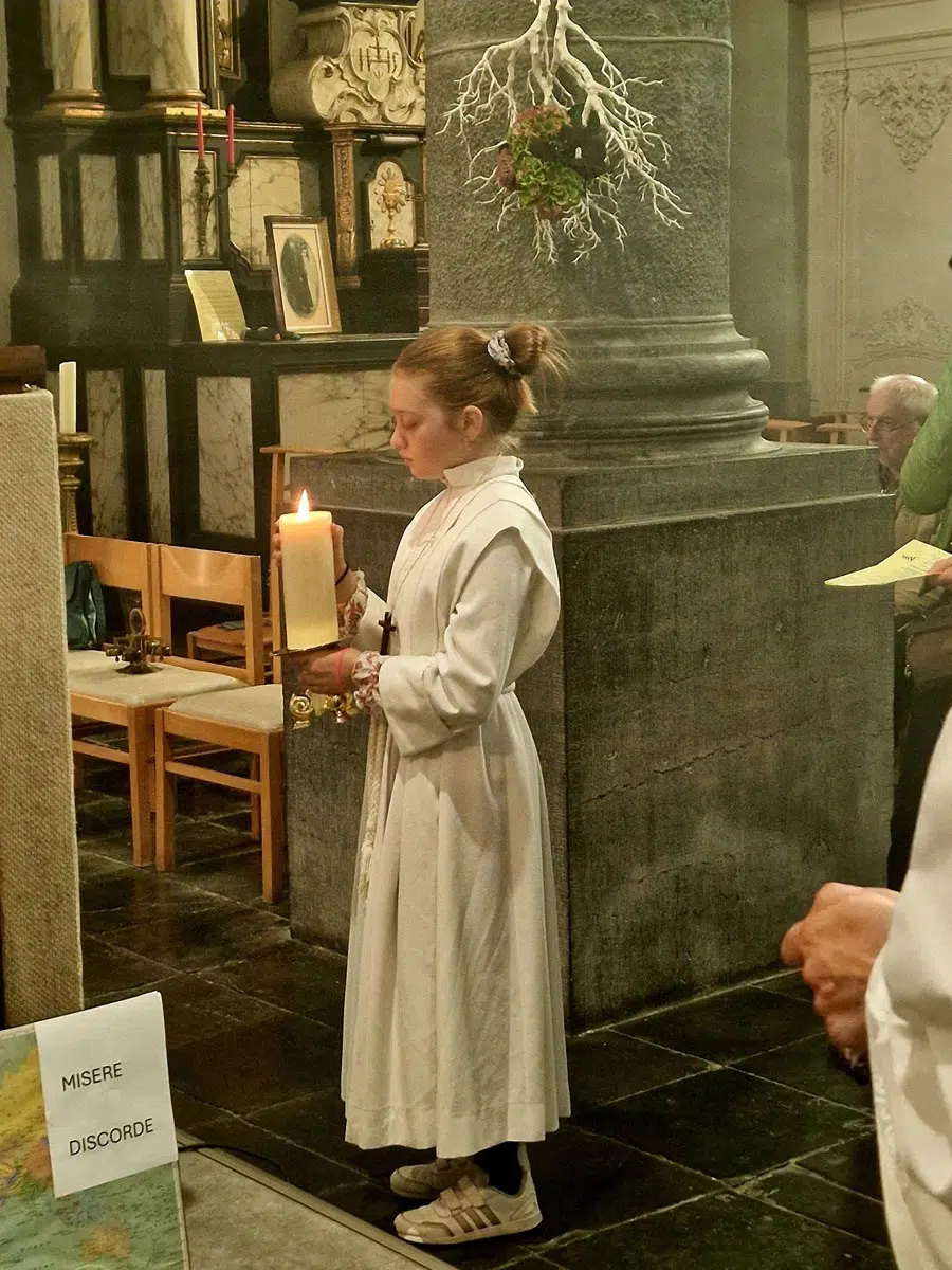 Messe interculturelle lors de la JMMR 2025 en l'église St Lambert de Courcelles-Petit