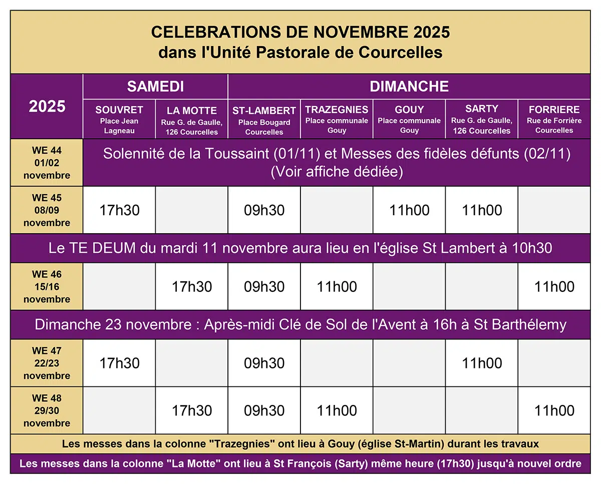 Messes novembre 2025