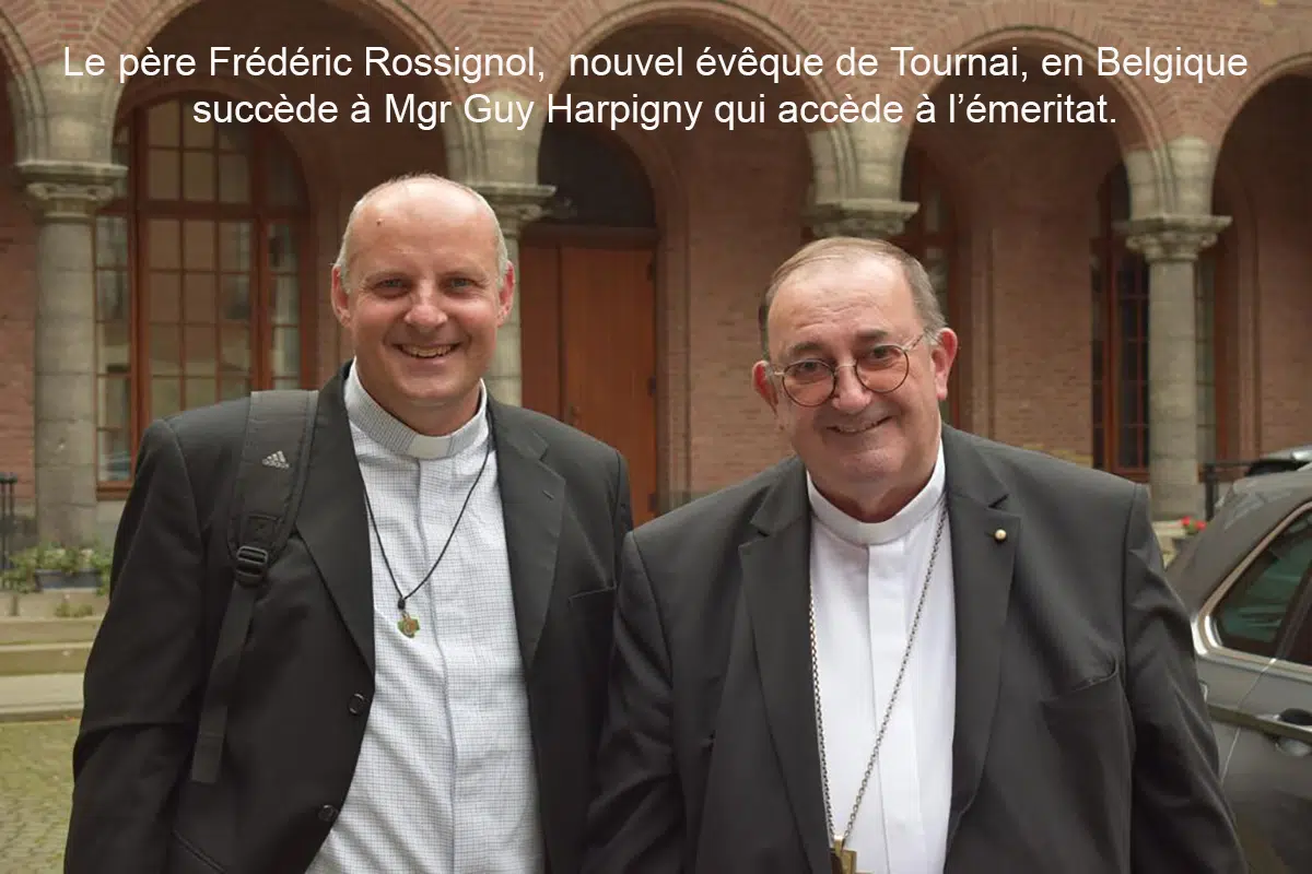 Frédéric Rossignol succède à Mgr Guy Harpigny