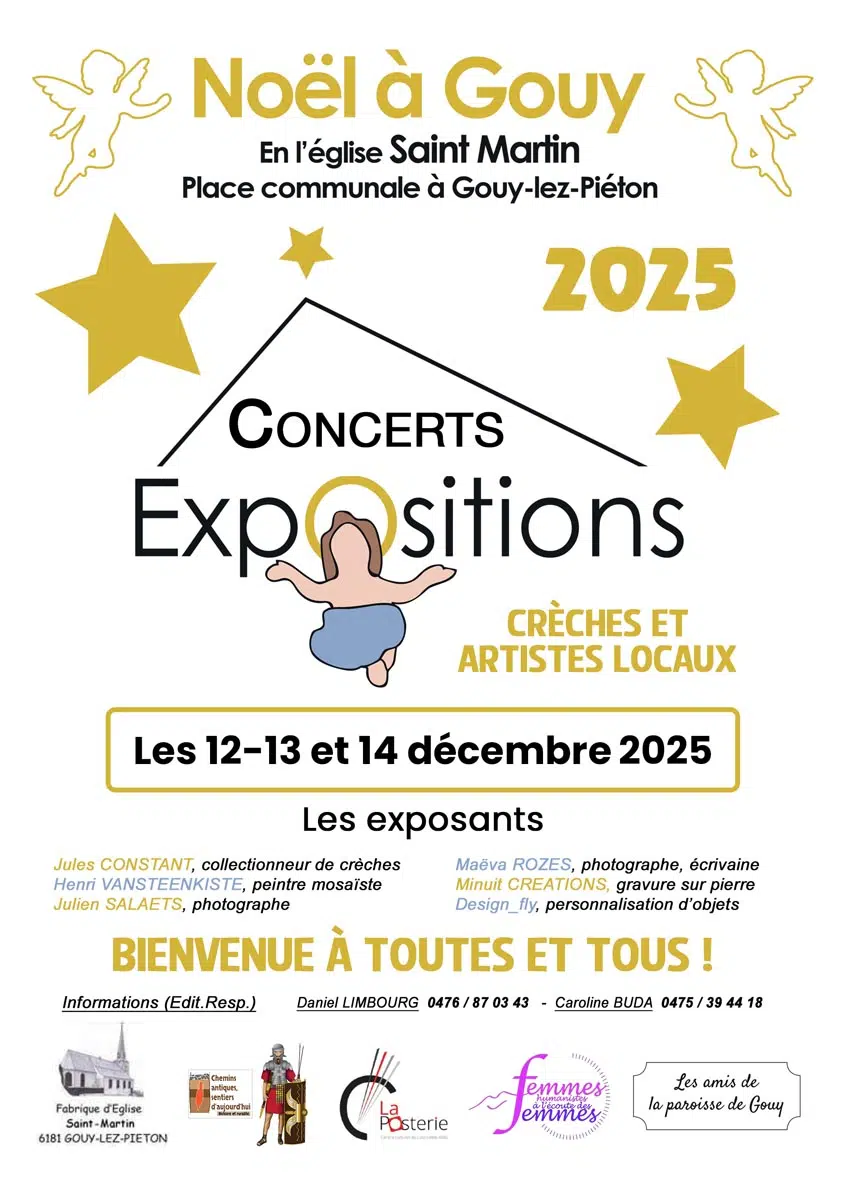 Noël à Gouy 2025 en l’église St Martin de Gouy-lez-Piéton