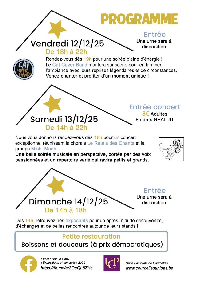 Noël à Gouy - Concerts et expositions - 2025