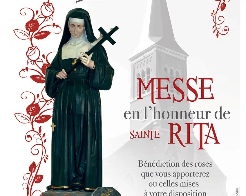 Messe en l&rsquo;honneur de Sainte Rita à Souvret 2026