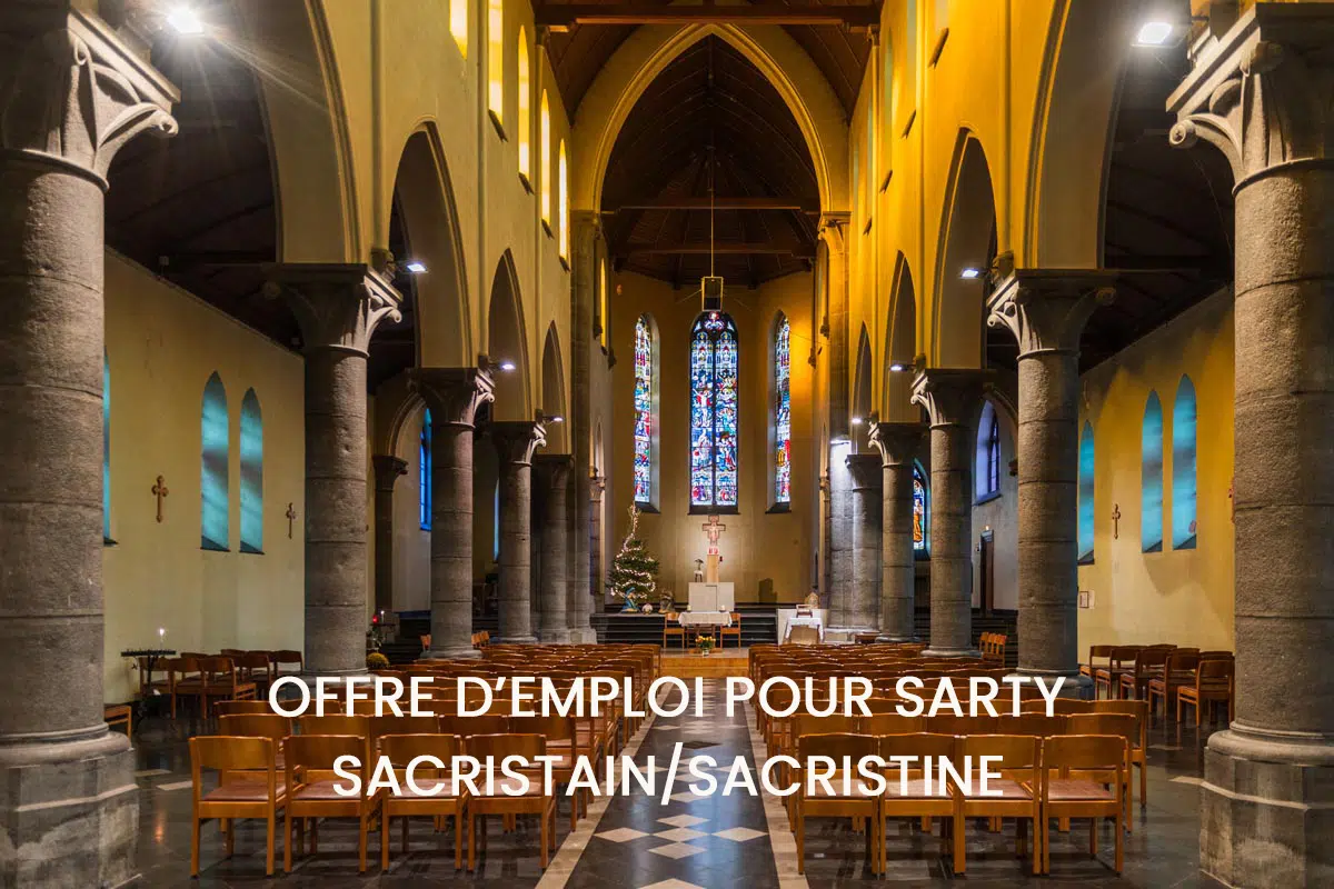 Offre d’emploi pour un sacristain / une sacristine pour St François (Sarty)